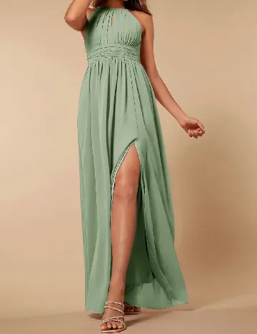 Rochie lunga SHEIN, verde