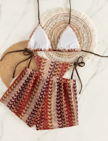 Costum de baie SHEIN, mix culori