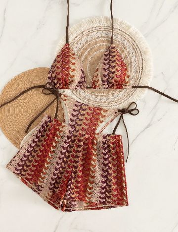 Costum de baie SHEIN, mix culori