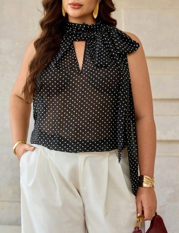 Bluza SHEIN CURVE, negru