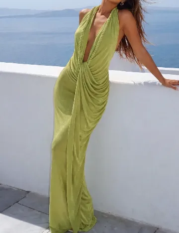 Rochie lunga SHEIN, verde