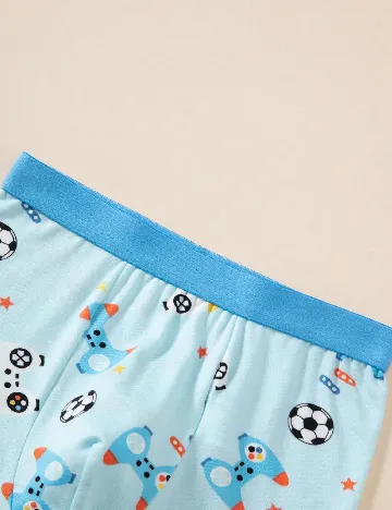 Set Boxeri 4 perechi Shein Kids, mix culori