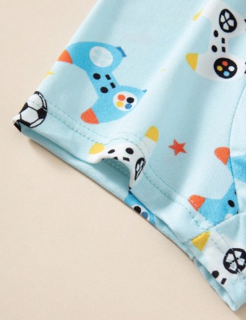 Set Boxeri 4 perechi Shein Kids, mix culori