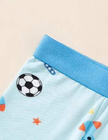 Set Boxeri 4 perechi Shein Kids, mix culori