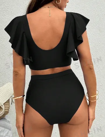 Costum de baie SHEIN, negru