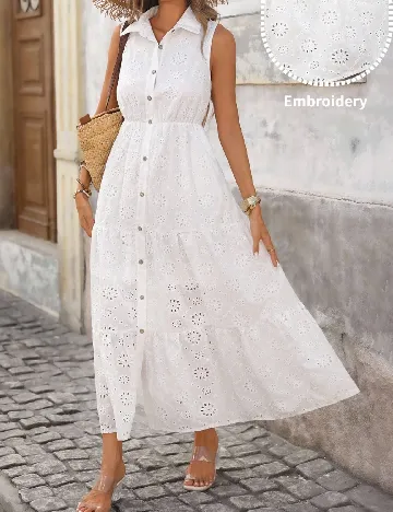 Rochie lunga SHEIN, alb
