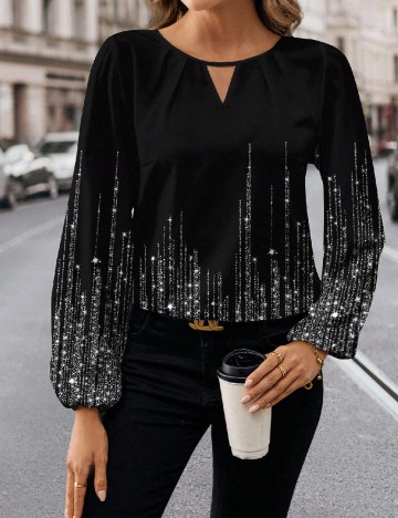 Bluza SHEIN, negru