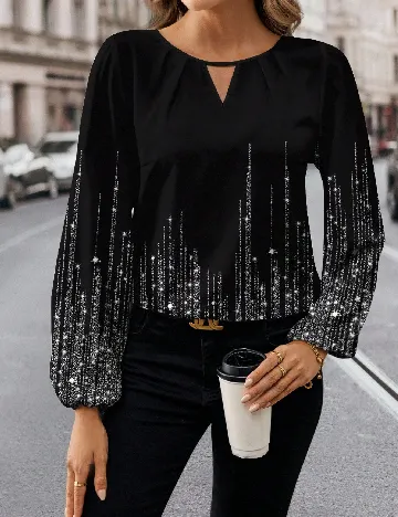 Bluza SHEIN, negru