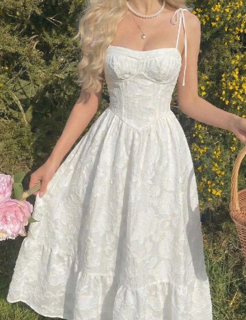 Rochie lunga SHEIN, alb