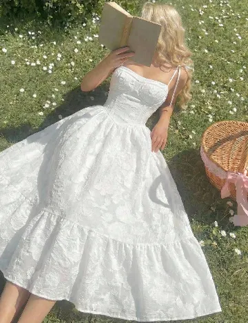 Rochie lunga SHEIN, alb