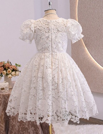 Rochie scurta Shein Kids, alb