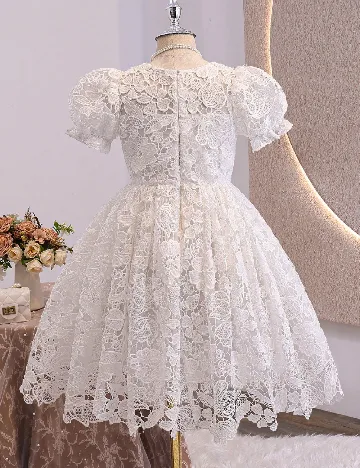 Rochie scurta Shein Kids, alb