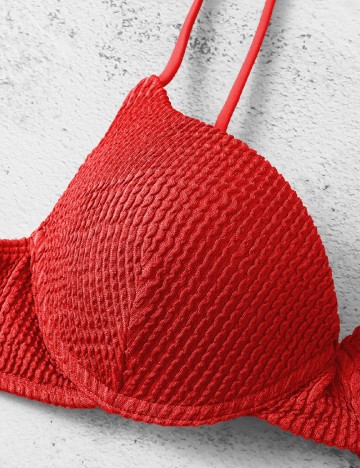 Costum de baie SHEIN, rosu