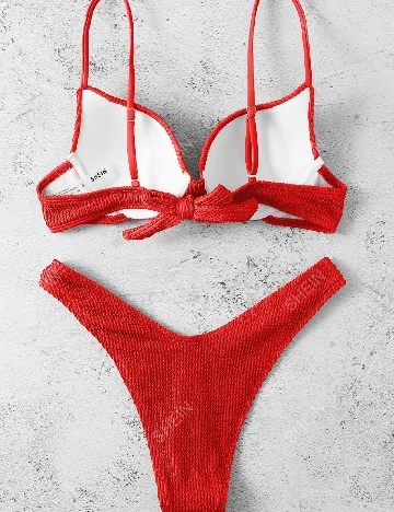 Costum de baie SHEIN, rosu