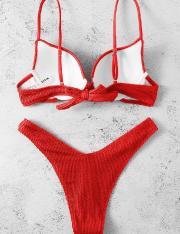 Costum de baie SHEIN, rosu