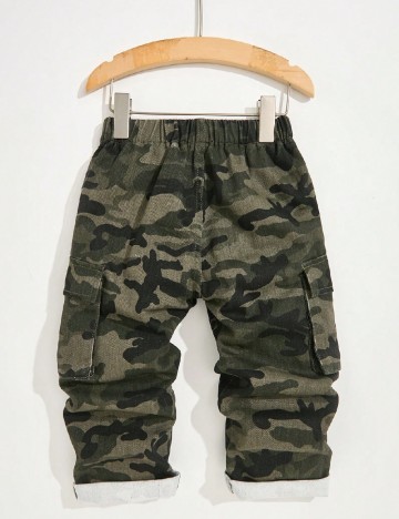 Pantaloni Shein Kids, army