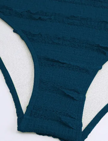 Costum de baie SHEIN CURVE, albastru