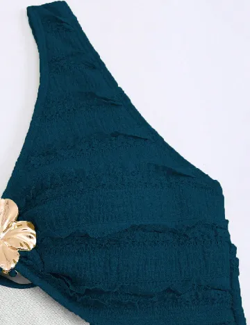 Costum de baie SHEIN CURVE, albastru