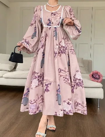 Rochie lunga SHEIN, roz
