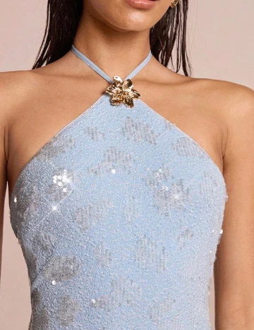 Rochie lunga SHEIN, albastru