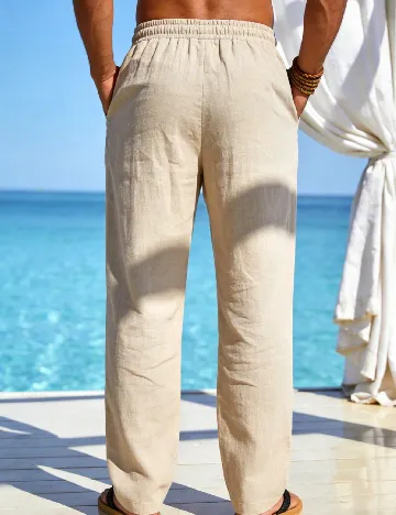 Pantaloni SHEIN, crem