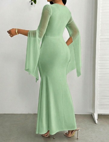 Rochie lunga SHEIN, verde