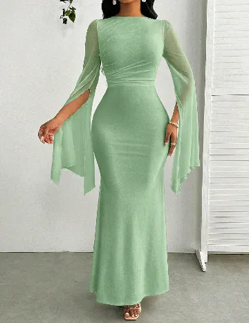 Rochie lunga SHEIN, verde