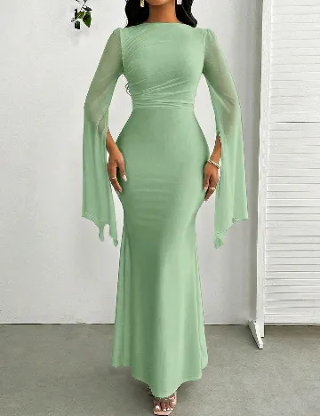 Rochie lunga SHEIN, verde