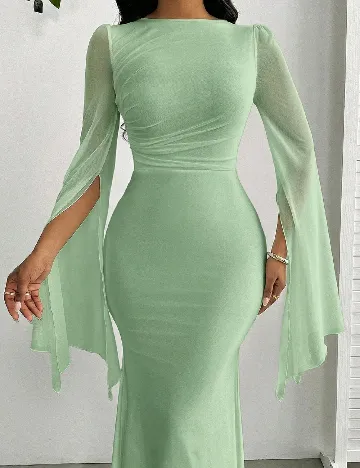 Rochie lunga SHEIN, verde