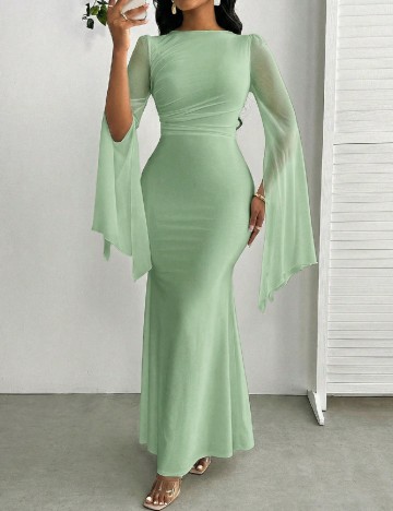 Rochie lunga SHEIN, verde