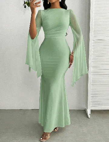 Rochie lunga SHEIN, verde