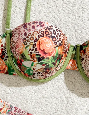 Costum de baie SHEIN, mix culori