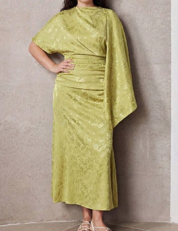 Rochie lunga Zeylah, verde