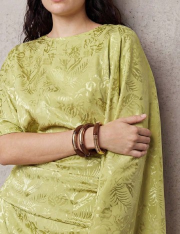 Rochie lunga Zeylah, verde