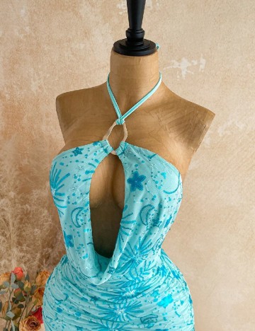 Rochie scurta SHEIN, albastru