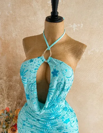 Rochie scurta SHEIN, albastru