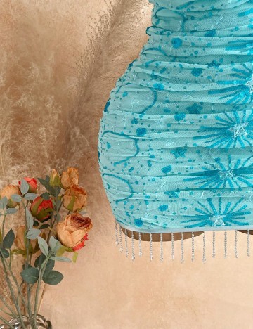 Rochie scurta SHEIN, albastru