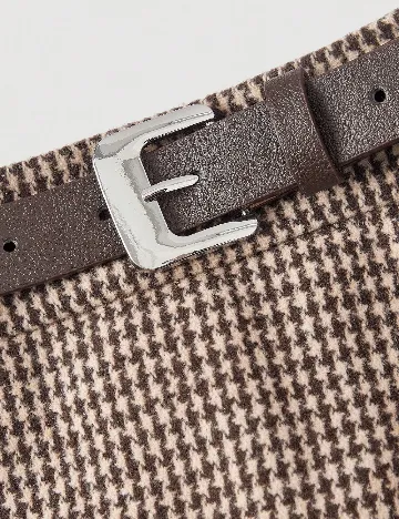Fusta pantalon SHEIN, maro