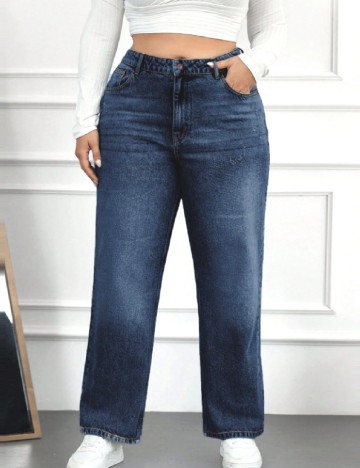 Blugi SHEIN CURVE, albastru
