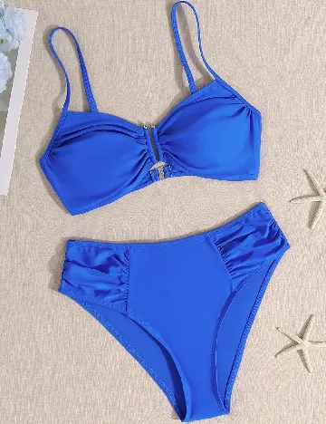 Costum de baie Shein Kids, albastru