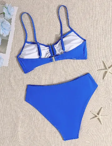 Costum de baie Shein Kids, albastru