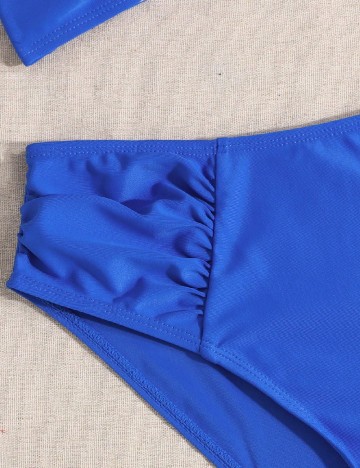 Costum de baie Shein Kids, albastru