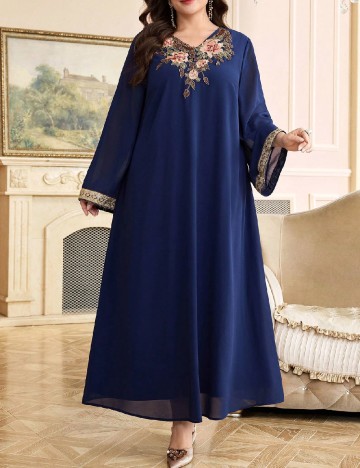Rochie lunga SHEIN CURVE, albastru