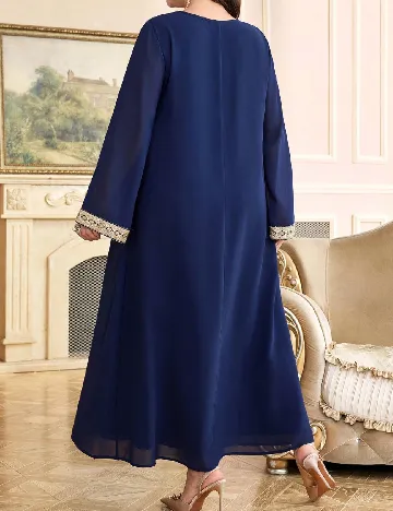 Rochie lunga SHEIN CURVE, albastru