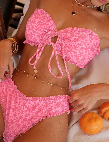 Costum de baie SHEIN, roz