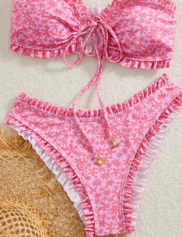 Costum de baie SHEIN, roz
