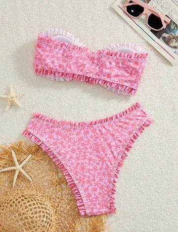 Costum de baie SHEIN, roz