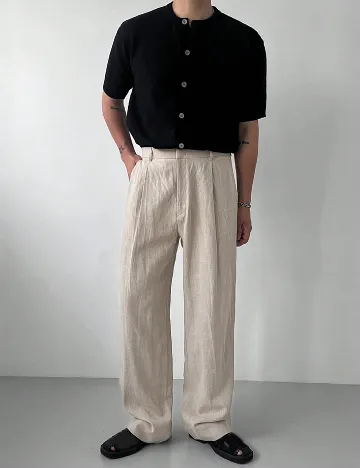 Pantaloni Dazy, bej