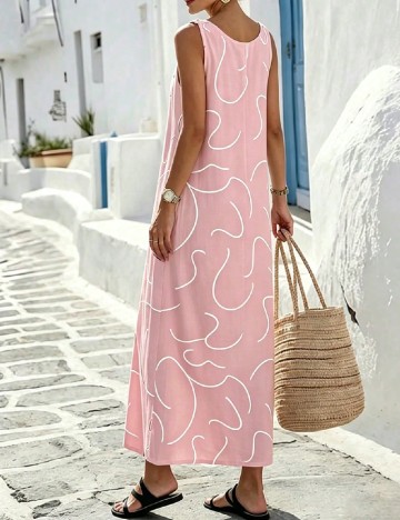 Rochie lunga SHEIN, roz