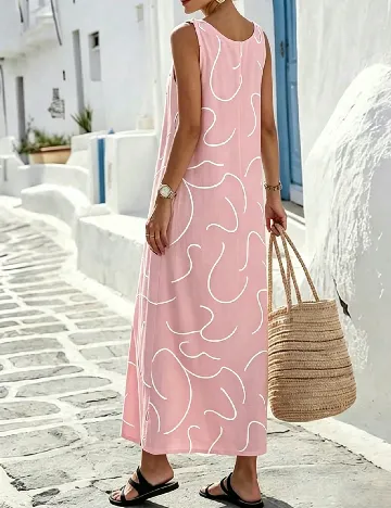 Rochie lunga SHEIN, roz